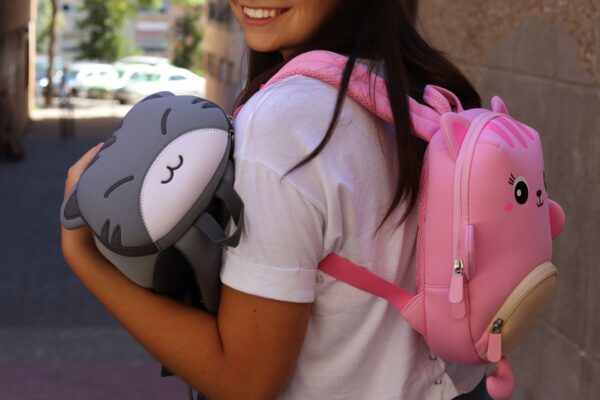 Mochila Neopreno Gato Gris - Imagen 15