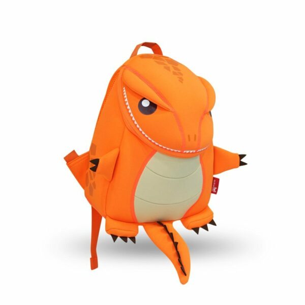 Mochila Neopreno Dinosaurio Naranja