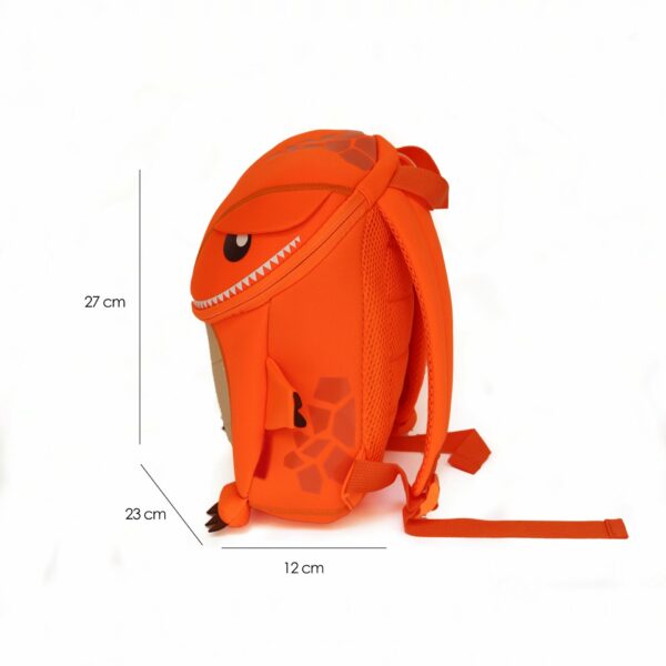 Mochila Neopreno Dinosaurio Naranja - Imagen 3