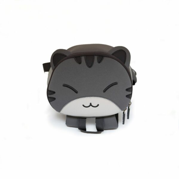 Mochila Neopreno Gato Gris - Imagen 2