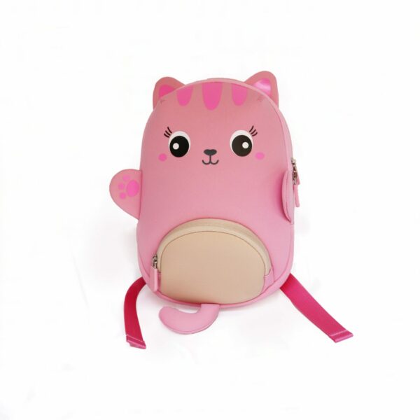Mochila Neopreno Gato Rosa - Imagen 3