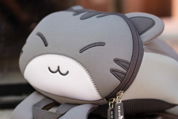 Mochila Neopreno Gato Gris - Imagen 9