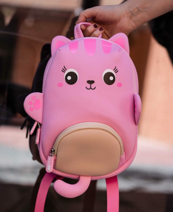 Mochila Neopreno Gato Rosa - Imagen 7